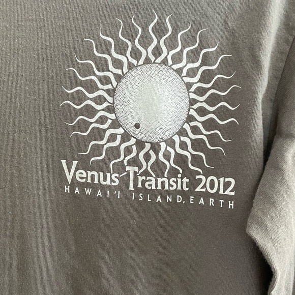 Gildan Venus Transit 2012 Long Sleeve Unisex Tee Keck Observatory Sz S - Picture 4 of 6